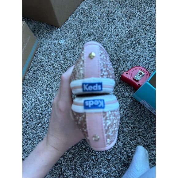 Keds x Kate Spade Women's Champion Glitter Sneaker Size 7,5 - Picture 7 of 12